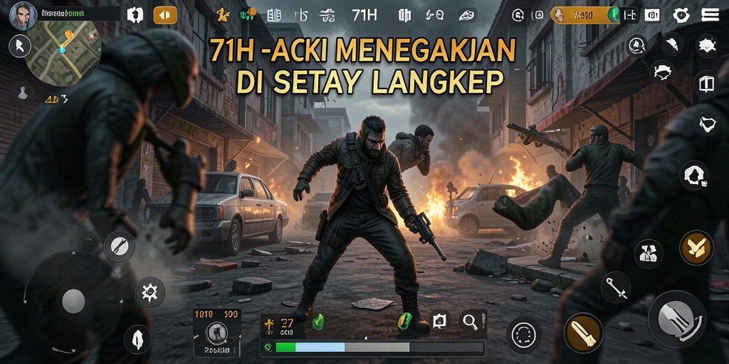 Tampilan gameplay seru 71H dengan aksi yang mendebarkan.