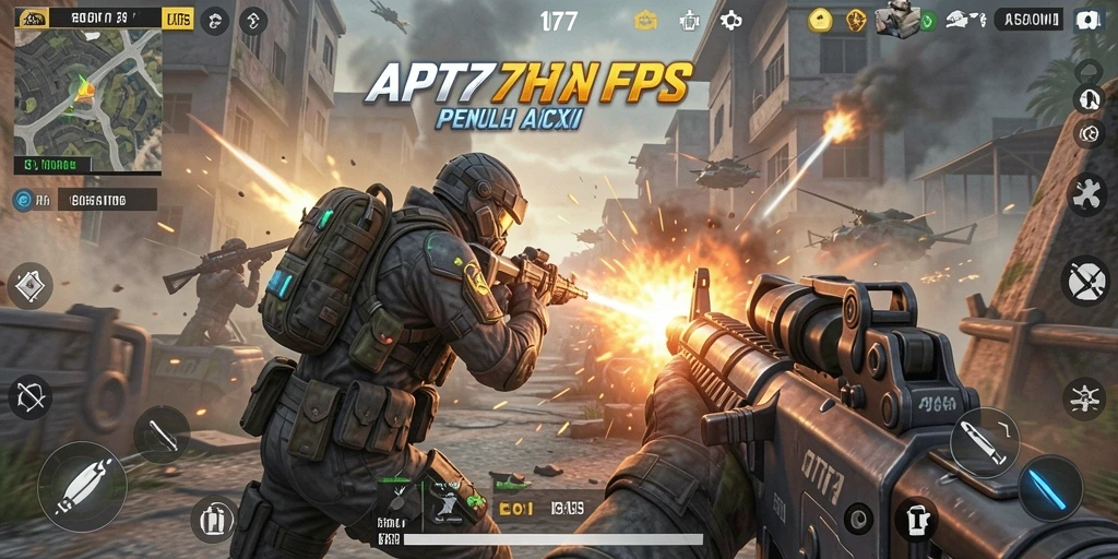 Gameplay AT777 dengan aksi tembak-menembak yang intens dan grafis realistis.