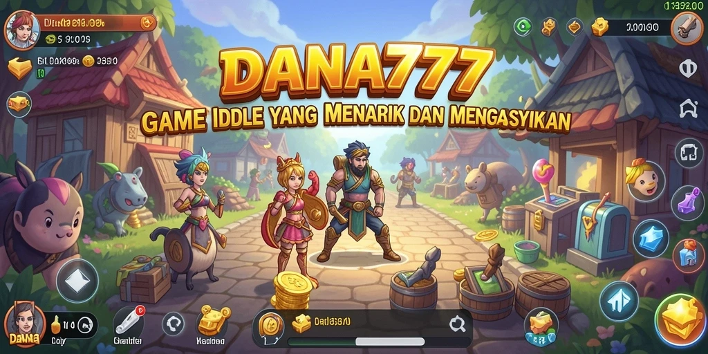Tampilan gameplay DANA777 dengan mekanisme Idle yang menarik.