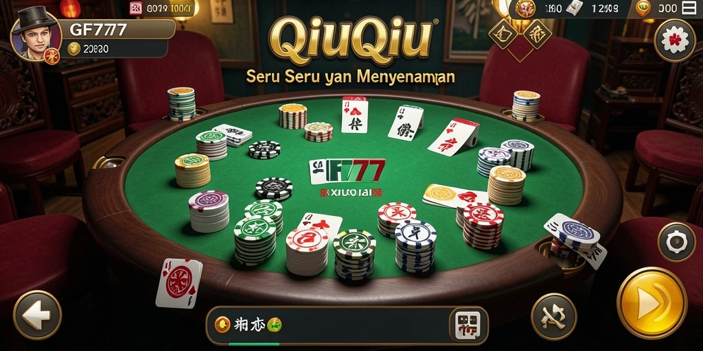 Screenshot gameplay QiuQiu yang menarik dan menegangkan.