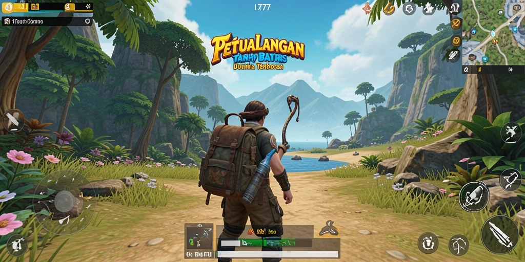 Tampilan gameplay menakjubkan dari L777 di dunia terbuka.