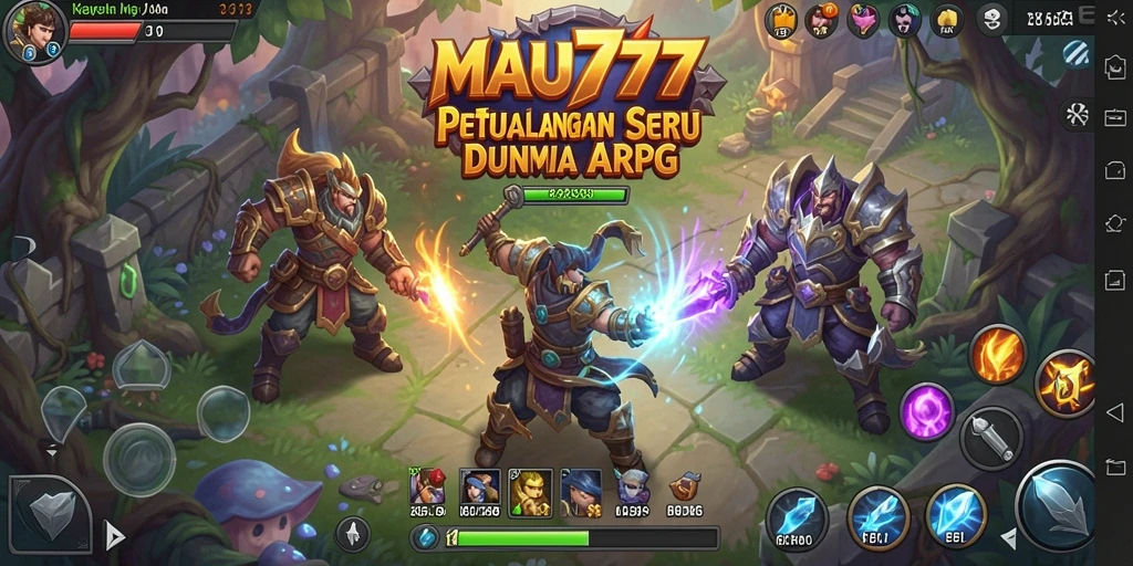 Tampilan gameplay dinamis dari MAU777 yang penuh aksi.