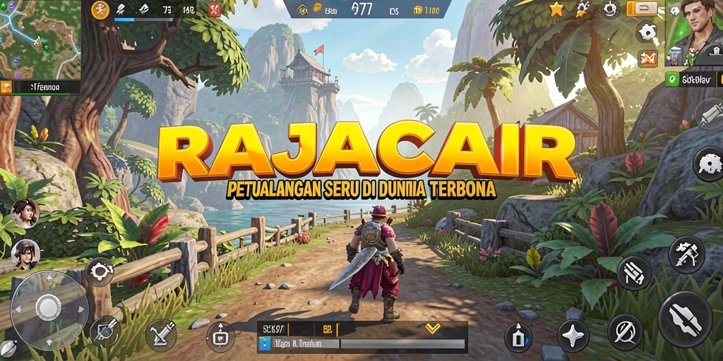 Screenshot gameplay RAJACAIR yang menunjukkan aksi mendebarkan.