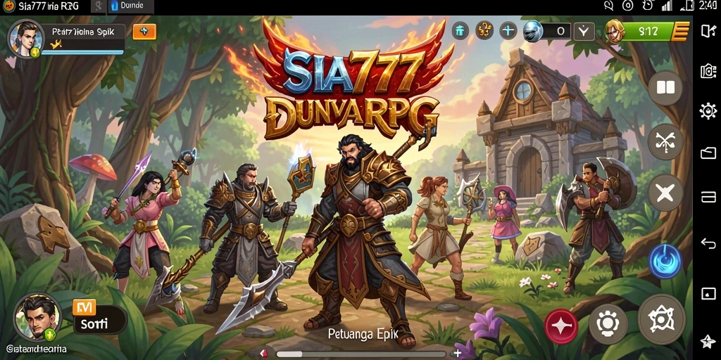 Tampilan gameplay SIA777 menunjukkan pertarungan epik dengan grafis menakjubkan.