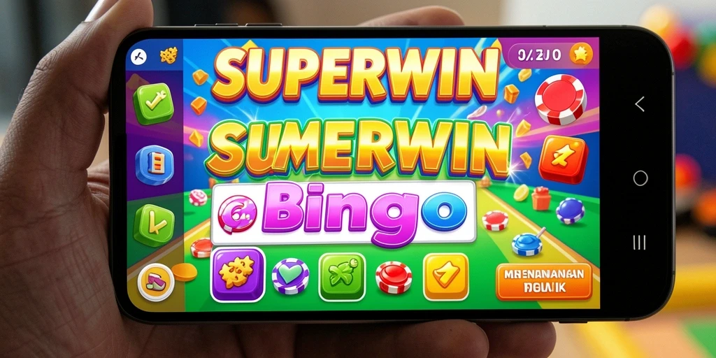 Tampilan gameplay Bingo yang menarik dan interaktif di SUPERWIN.